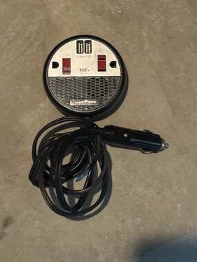 CyberPower 160W Power Inverter CPS160PPB2U with 2 AC Outlets and 2 USB Ports